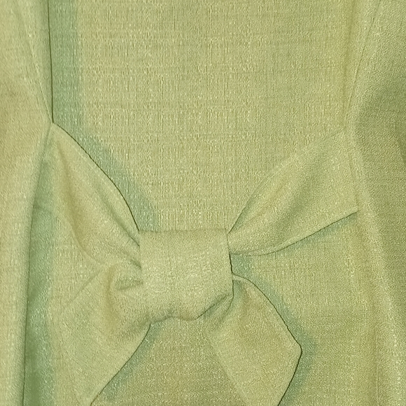 Leslie‎ Fay Jacket Size 14 Lime Green 100% Polyester 3 Buttons - Picture 10 of 13